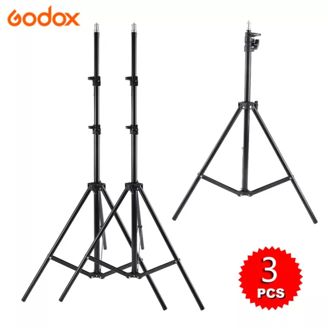 3x Godox SN-302 Photography Light Stand Tripod for Studio Flash LED Video Light