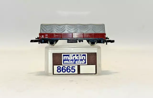 Z Scale Marklin Mini-Club 8665 Low-Sided Gondola Car Original Box