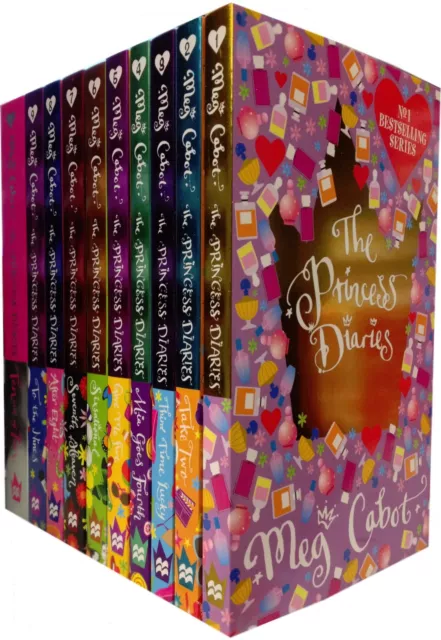 The Princess Diaries Collection Meg Cabot 10 Books Set Girl's Interest Pack NEW