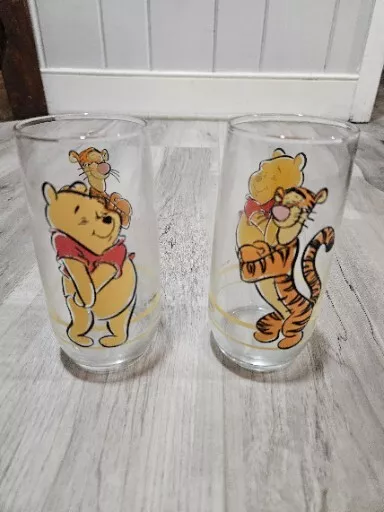 Anchor Hocking Winnie The Pooh & Tigger Glasses: Set Of 2