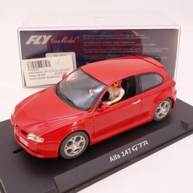 Fly Car Model Ref.: 99008 Alfa Romeo 147 GT rot mit Licht, in PC-Box EB8995