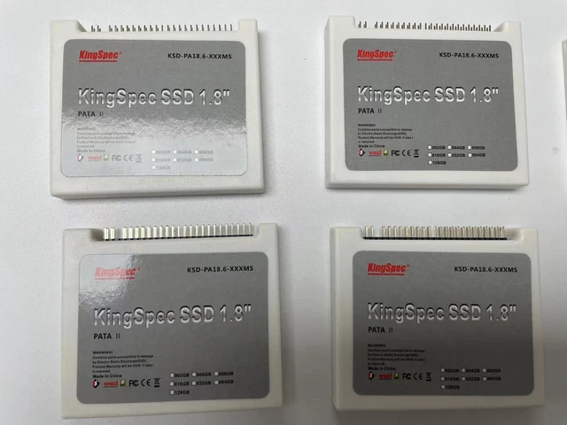 New KingSpec 1.8-inch ZIF 40-pin SSD Solid State Disk SMI Controller (MLC)