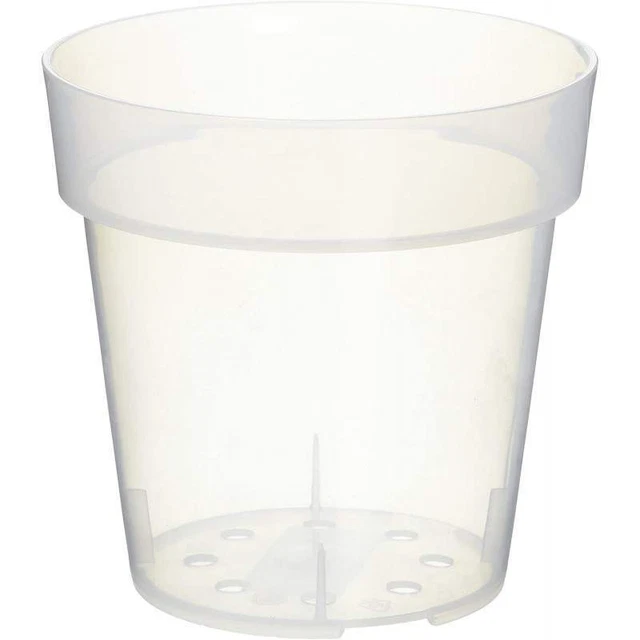 Blim Iris Vaso Per Fiori In Plastica, Colore Neutro, 15 Cm – Resistente Ai Raggi UV - 2