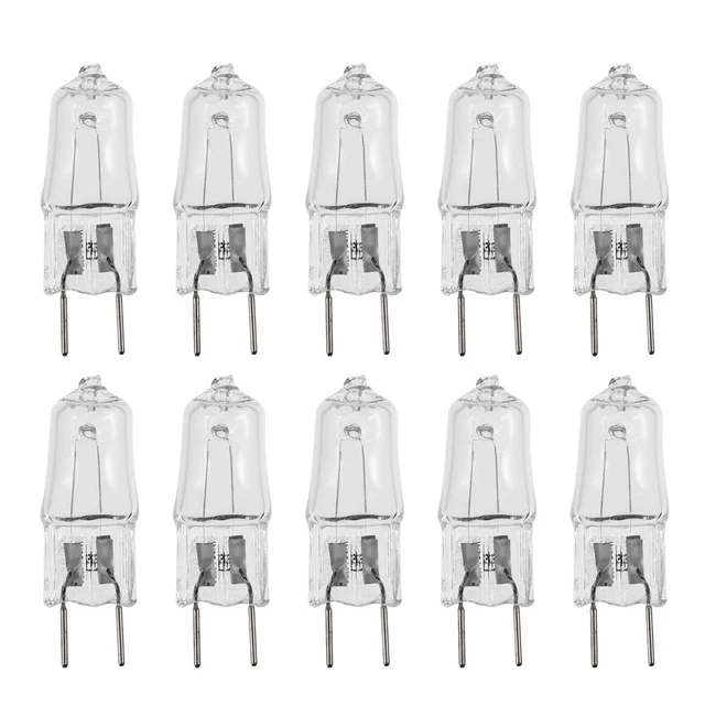 10 pz lampada alogena lampadina a microonde faretto lampadine trasparenti