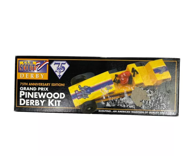 Cub Scout Derby Grand Prix Pinewood Derby Kit | 75th Anniversary Edition |  NEW