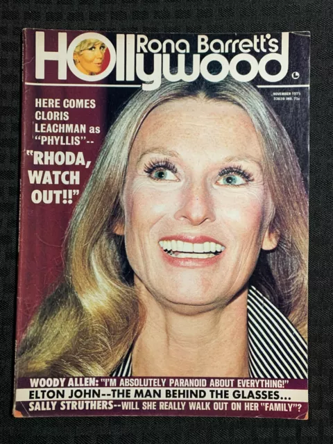 1975 Nov RONA BARRETT"S HOLLYWOOD Magazine VG+ 4.5 Cloris Leachman / Woody Allen