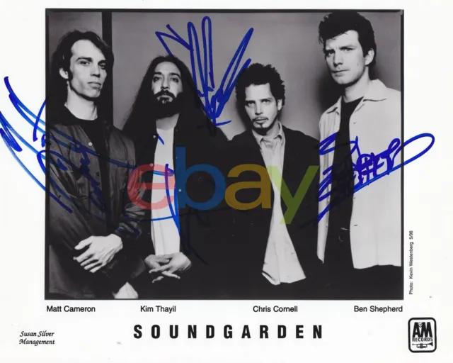 Soundgarden Band Autographed 8x10 Signed Photo reprint