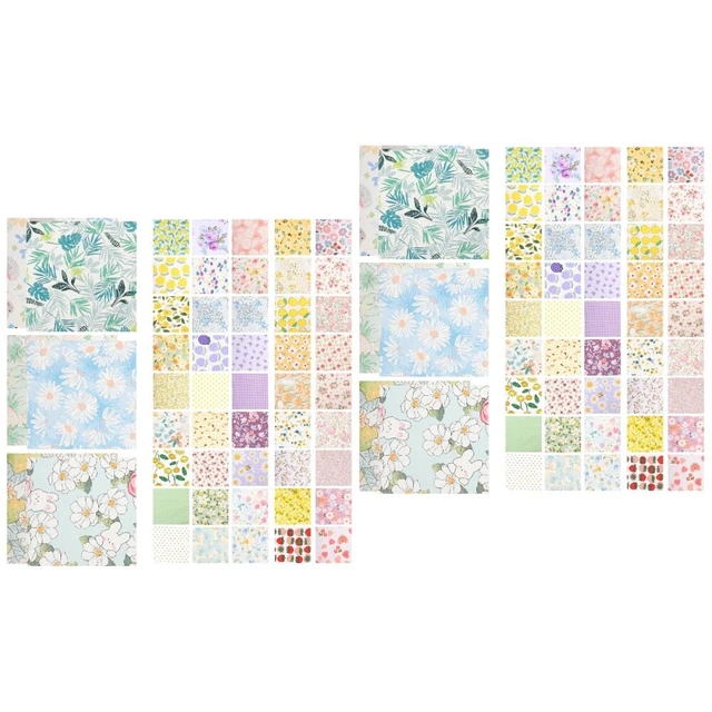 2 pz 1 sacchetto cuciture trapunta tessuto fogli panni trapunta fai da te patchwork trapunta