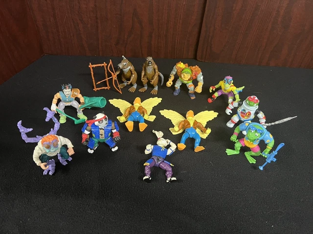 TMNT Action Figure 12 Figure Lot Vintage Toys Teenage Mutant Ninja Turtles 1980s