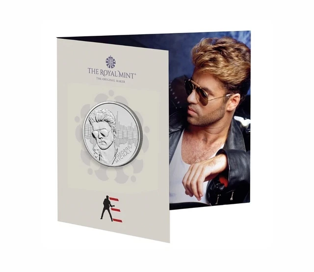 2024 GEORGE MICHAEL Five 5 Pound Coin Sealed Pack $60.00 - PicClick AU