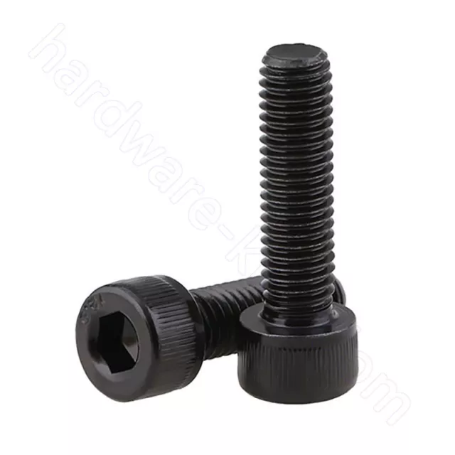 M8 Zylinderschrauben Innensechskant Grad 12.9 Allen Bolts Hex Drive Screws Black