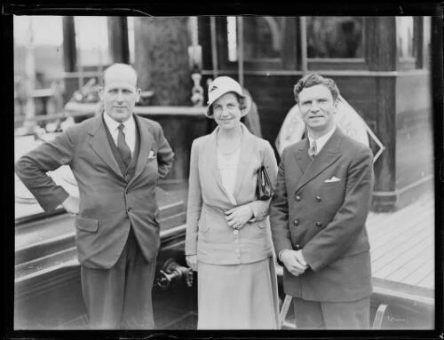 LIEUTENANT COMMANDER HENRY Gordan Bennett, Madame Joyce Balokovic - Old ...