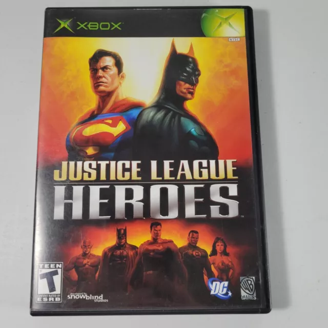 Justice League Heroes (Microsoft Xbox, 2006) Complete CIB