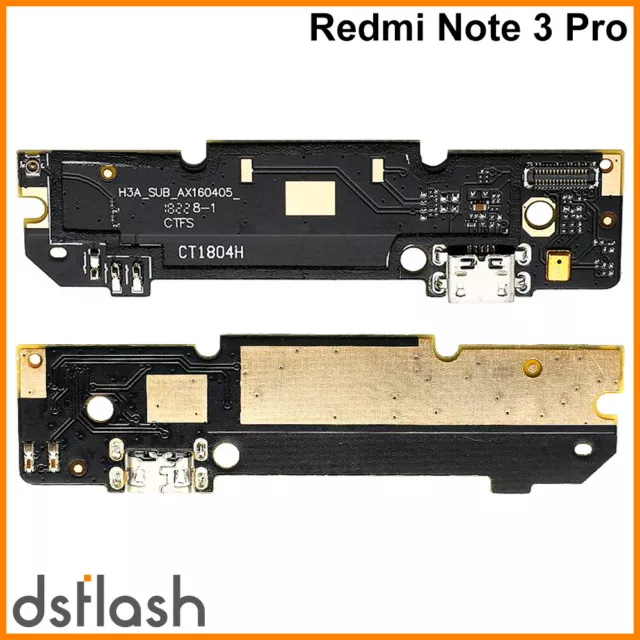 Placa Conector Carga Xiaomi Redmi Note 3 Pro Puerto USB Microfono Antena Modulo