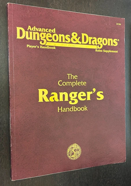 ADVANCED DUNGEONS & DRAGONS Rangers Handbook (1995 TSR) -- 2136 $59.59 ...