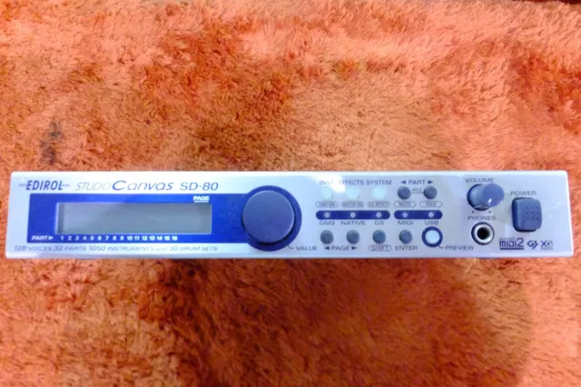 ROLAND EDIROL SD-80 Studio Canvas MIDI Sound module 171113 $379.99