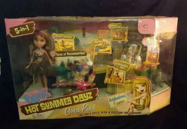 New Sealed Bratz Hot Summer Dayz Jade Retired Surfer Doll Toy Rare In Box  w/Card