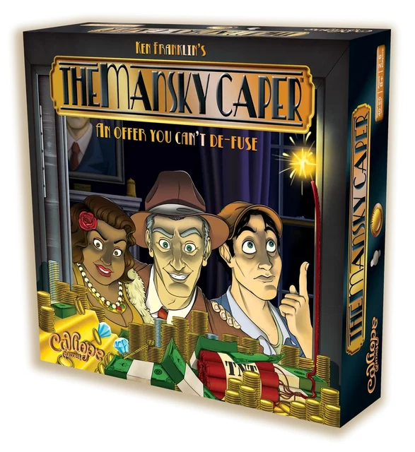 Mansky Caper Board Game by Calliope Games - New & Sealed