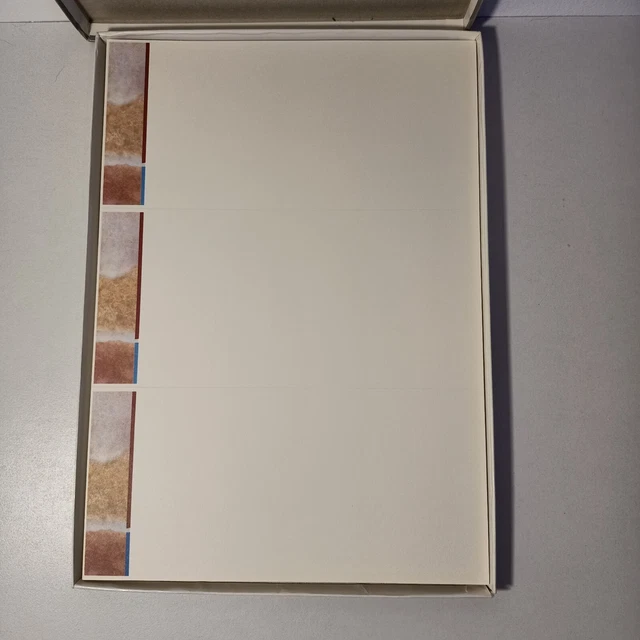 Decadry A4 155gsm Perforated Brown Marble Place Cards Business Or Thankyou Cards