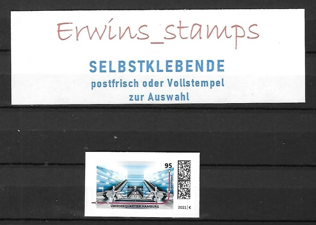 44286 Bund 6.Mai 2021 Mi.-Nr.: 3607 aus  FB selbstklebend postfrisch VOLLSTEMPEL