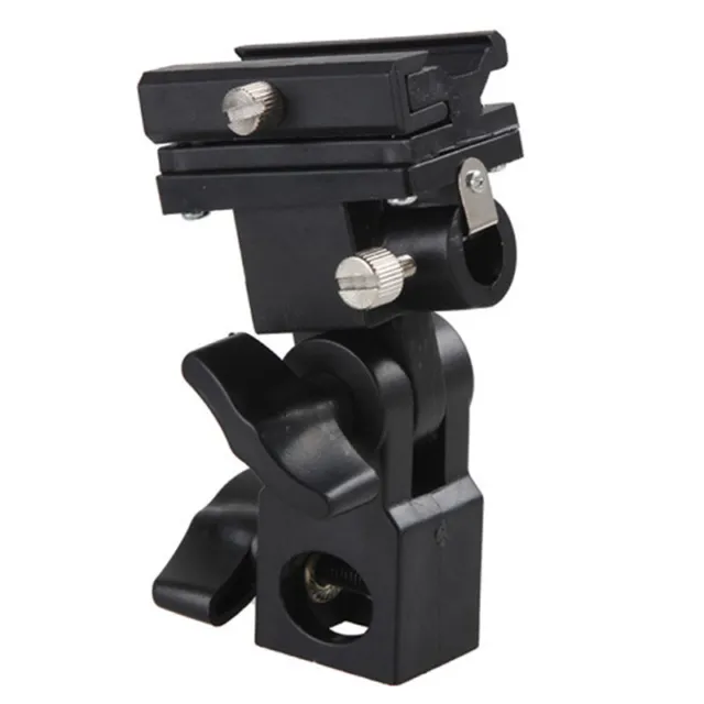 B-Type Flash Hot Shoe Bracket Tripod Umbrella Holder Light Stand Adapter. GR DR