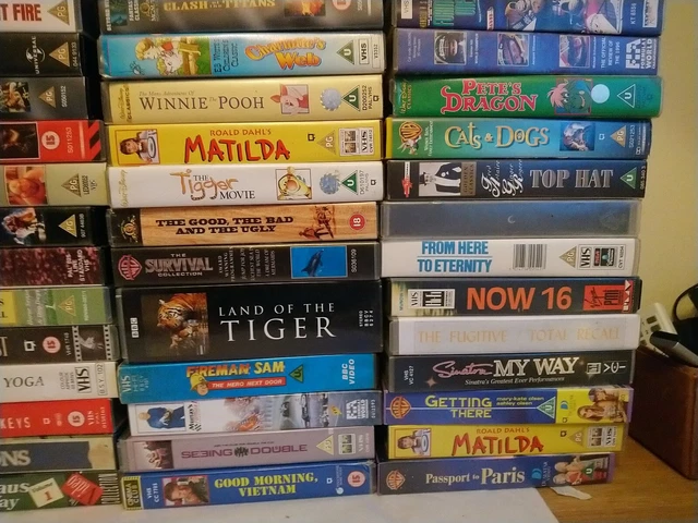 VHS Video Bundle Job Lot of Various Entertainment Classic Titles 3
