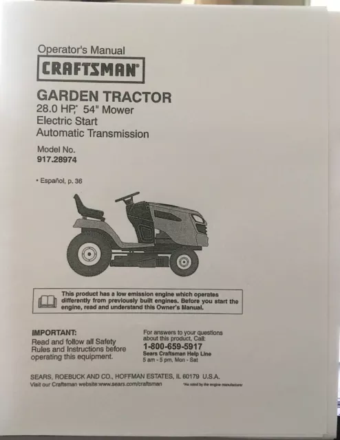 Craftsman dls shop 3500 manual