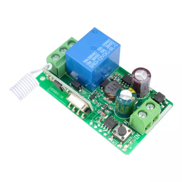 315/433MHZ 220V 1CH Wireless RF Remote Receiver Transmitter Relay Control Switch