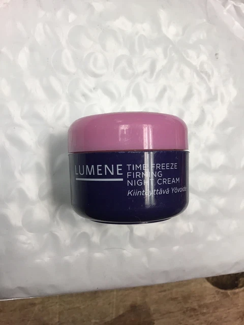 Lumene Time Freeze Firming Night Cream Intensive Overnight Repair 0.5oz RARE HTF