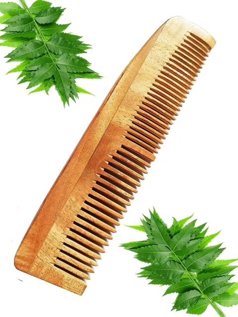 Neem Wooden Handcrafed Comb For Healthy And Long Hair Growth