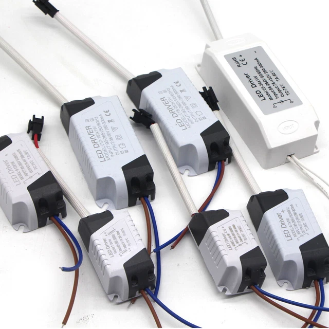 DIY ADAPTER 3W-36W 300mA LED Panel Driver Ceiling Light Transformer ...