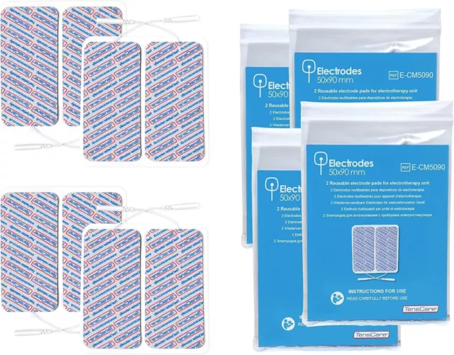 TensCare - Superior Large Electrode pads 4 packs of 2 pads 50 x 90 mm
