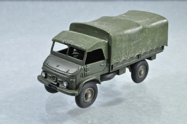 Camion Dinky Toys 956 Meccano France - Semi-remorque Bâchée Orange - Années 60