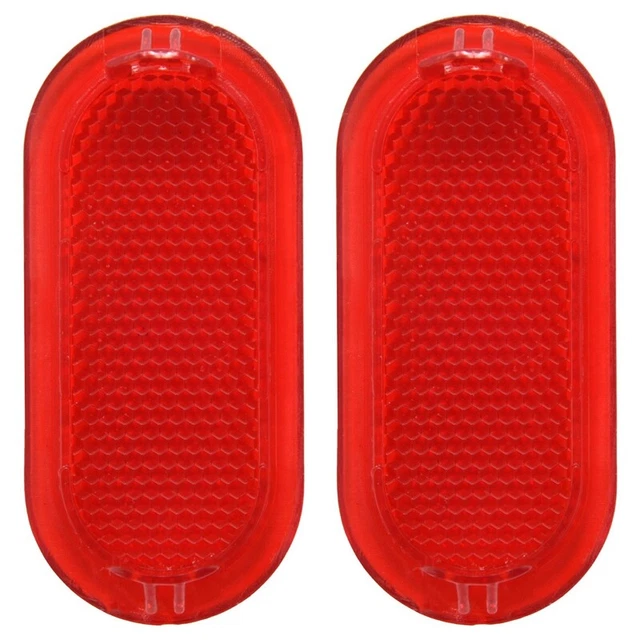 Riflettore Tappo Luce di Avvertimento Pannello Porta Interno Rosso 2PZ per  Q1N7