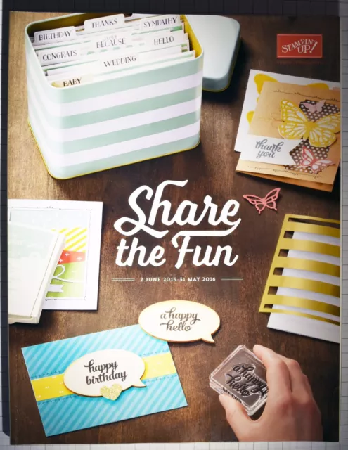 Stampin Up Idea Book & Catalogue 2015-2016 (RETIRED)