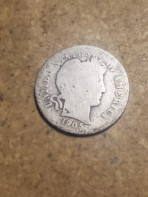 1905 O Micro o Barber Dime Rare Variety Error FR/AG