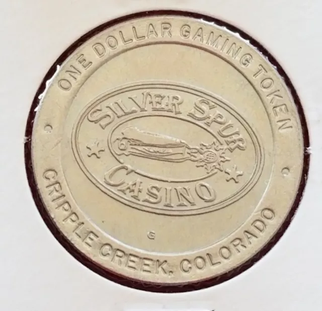 OBSOLETE! Vintage SILVER SPUR CASINO (Cripple Creek)  $1 Gaming Token