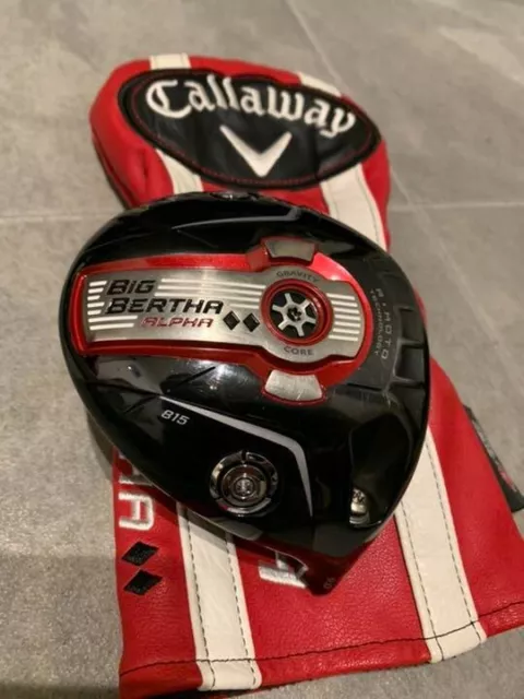 Callaway BIG BERTHA ALPHA 815DD Driver  Head Only 9degree With Head Cover