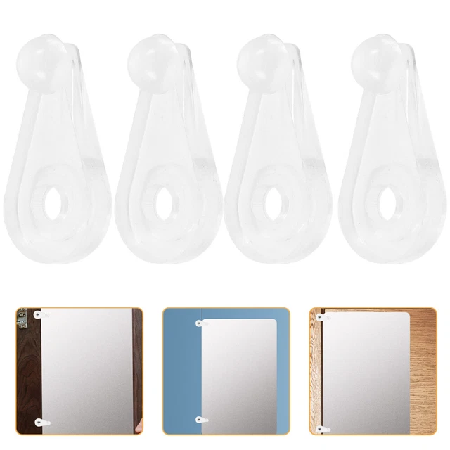 20 Pcs Blanche Clips De Retenue Porte Verre Kits D'ornement