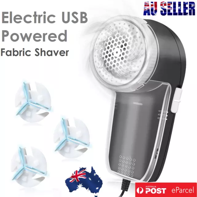 Rechargeable Electric Sweater Lint Pill Shaver Fluff Remover Fabric Fuzz Trimmer