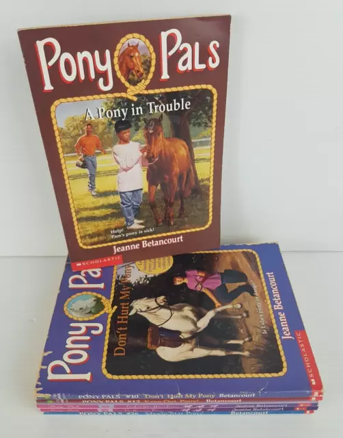 Pony Pals Books by Jeanne Betancourt x6 #3, 10, 12, 13, 21 & 26 (paperback)