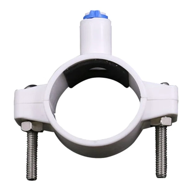 1 Piece RO Water 40mm Drain Waste Water Pipe Clamp Clips 1/4" OD Hose Quick