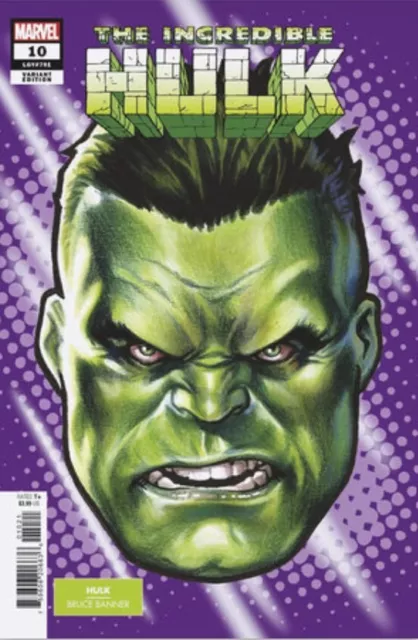 🧟 Incredible Hulk #10 Mark Brooks Headshot Variant *3/27/24 Presale