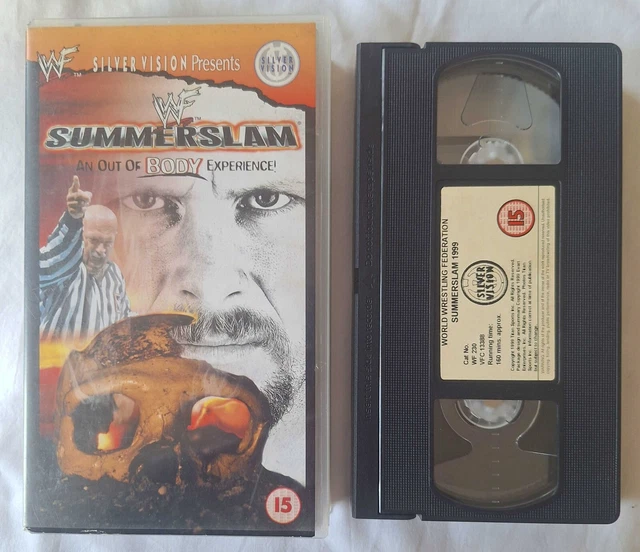 Summerslam 1999 VHS WWF SUMMERSLAM 1999 VHS Video - Tested! - Original home video