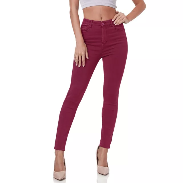 Glamexx24 Damen Skinny Jeans Hose Jeggings mit hohem Bund Elastisch Stretch