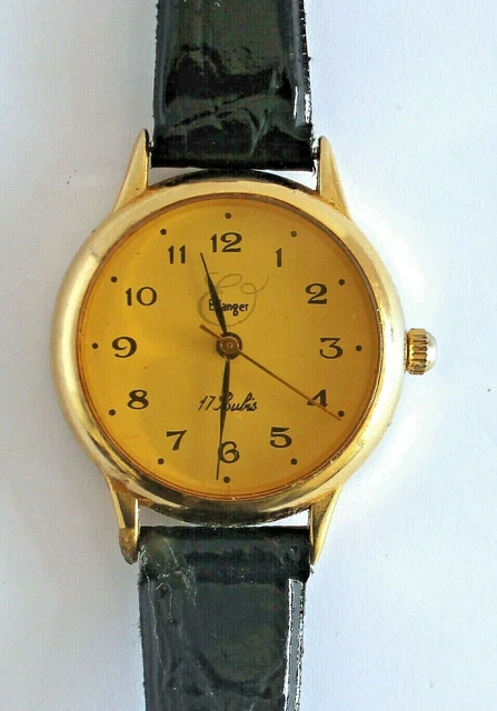 Montre Ancienne Pour Femme Maty 17 Rubis - Boîtier Plaqué Or - Occasion Vintage