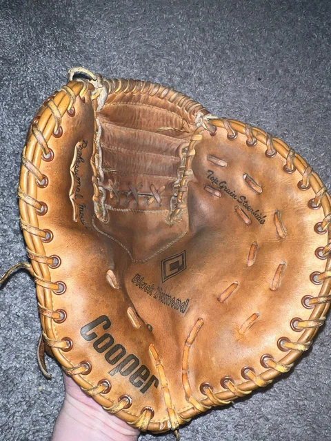 Vintage Cooper Black Diamond First Baseman Mitt Top Grain Steerhide Model 280