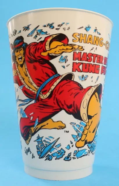 Marvel Comics Shang-Chi Master of Kung Fu Drinking Cup - Vintage 1970s Used