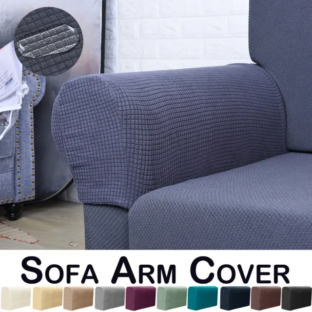 Stretch Sofa Couch Chair Arm Covers Settee Recliner Armrest Slipcovers Moden US
