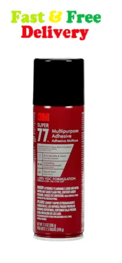 7.3 oz. Super 77 Multi-Purpose Spray Adhesive  FREE SHIPPING